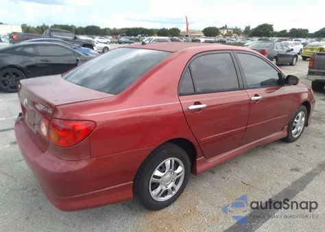 2003 Toyota Corolla S из США, поврежденный, VIN 1NXBR32E83Z119738